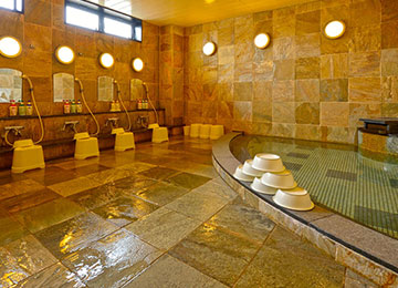 天竜川系掛け流し大浴場