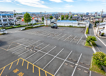 無料大駐車場