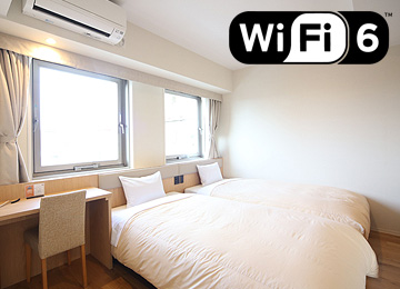 全客室Wi-F-6設置